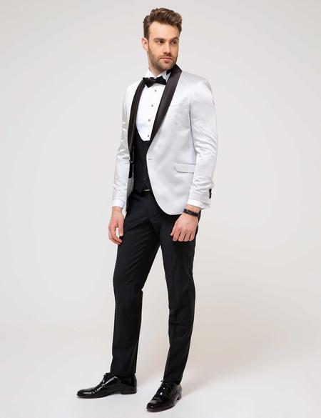 Gri Ex.Slim Damatlık Smokin - 50208801008