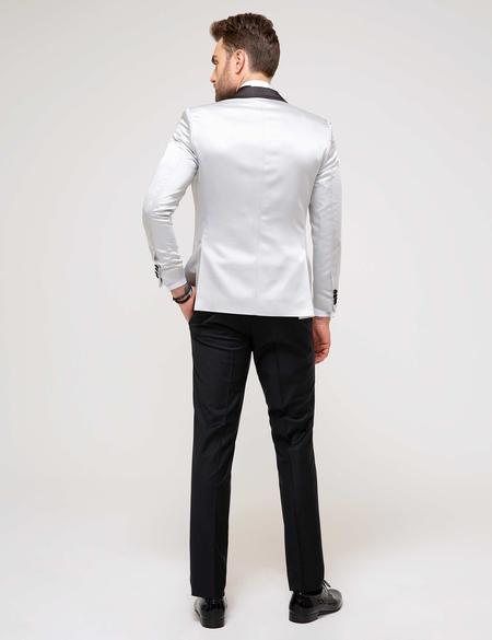 Gri Ex.Slim Damatlık Smokin - 50208801008