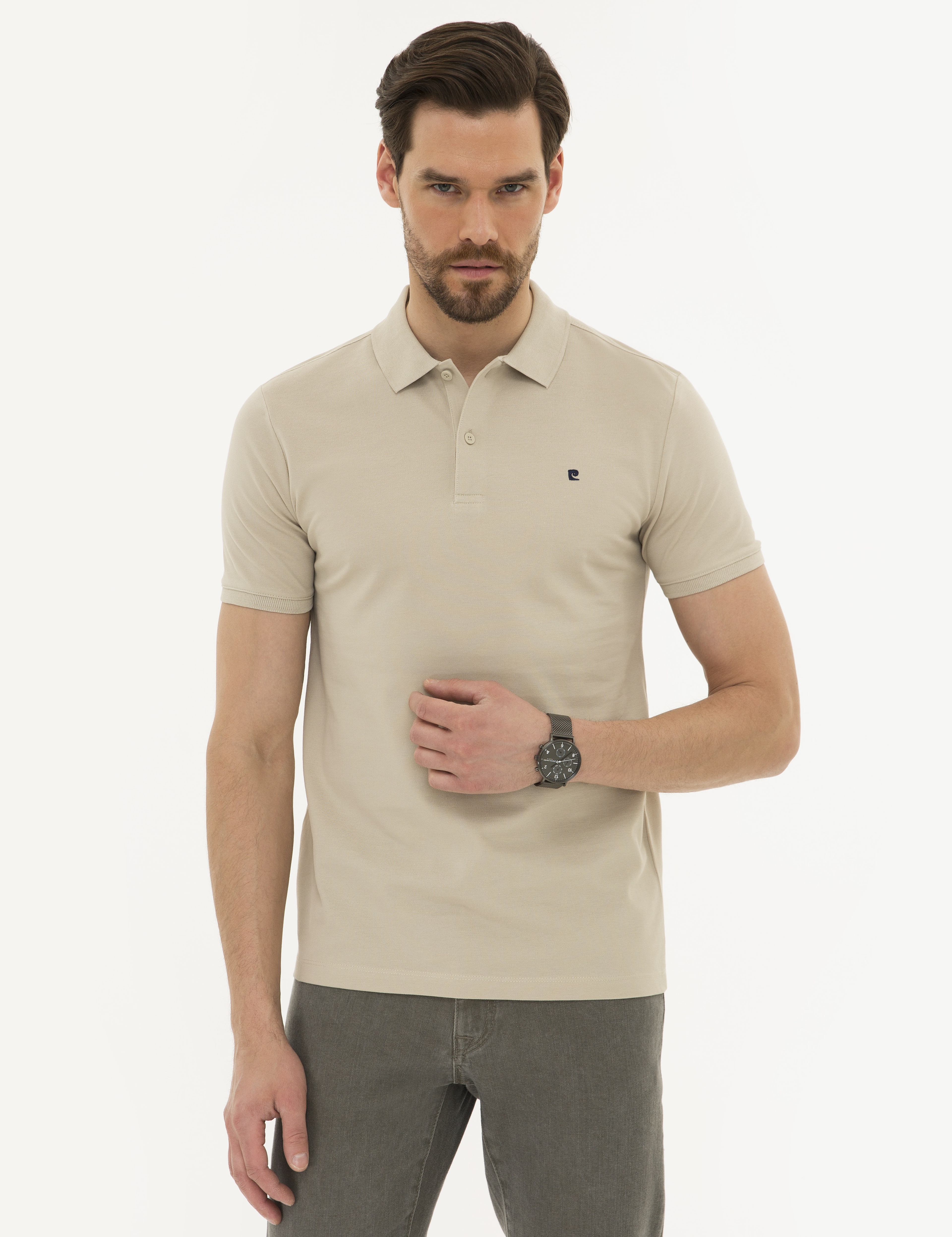 Taş Slim Fit Basic Polo Yaka T-Shirt - Image 2