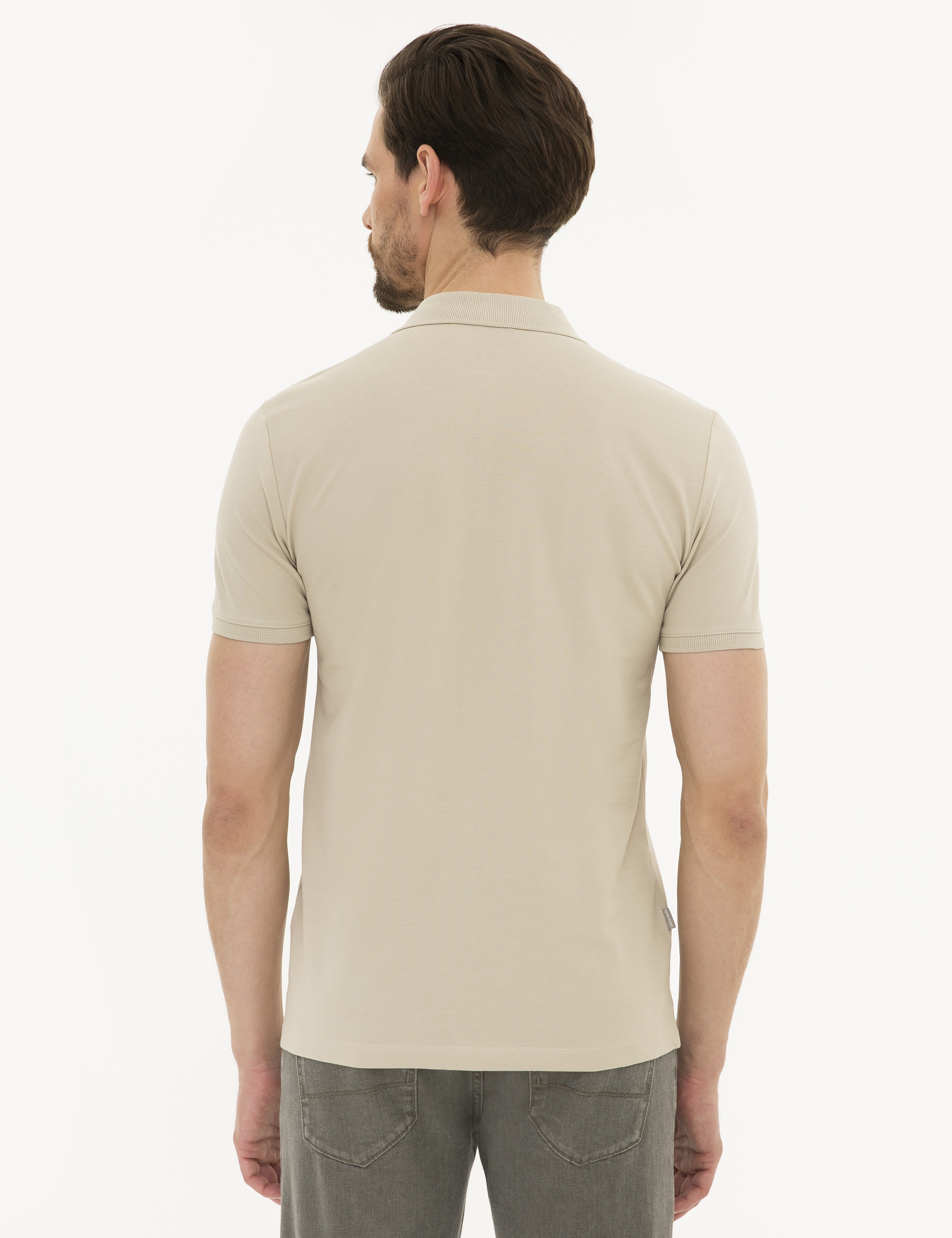 Taş Slim Fit Basic Polo Yaka T-Shirt - Image 4