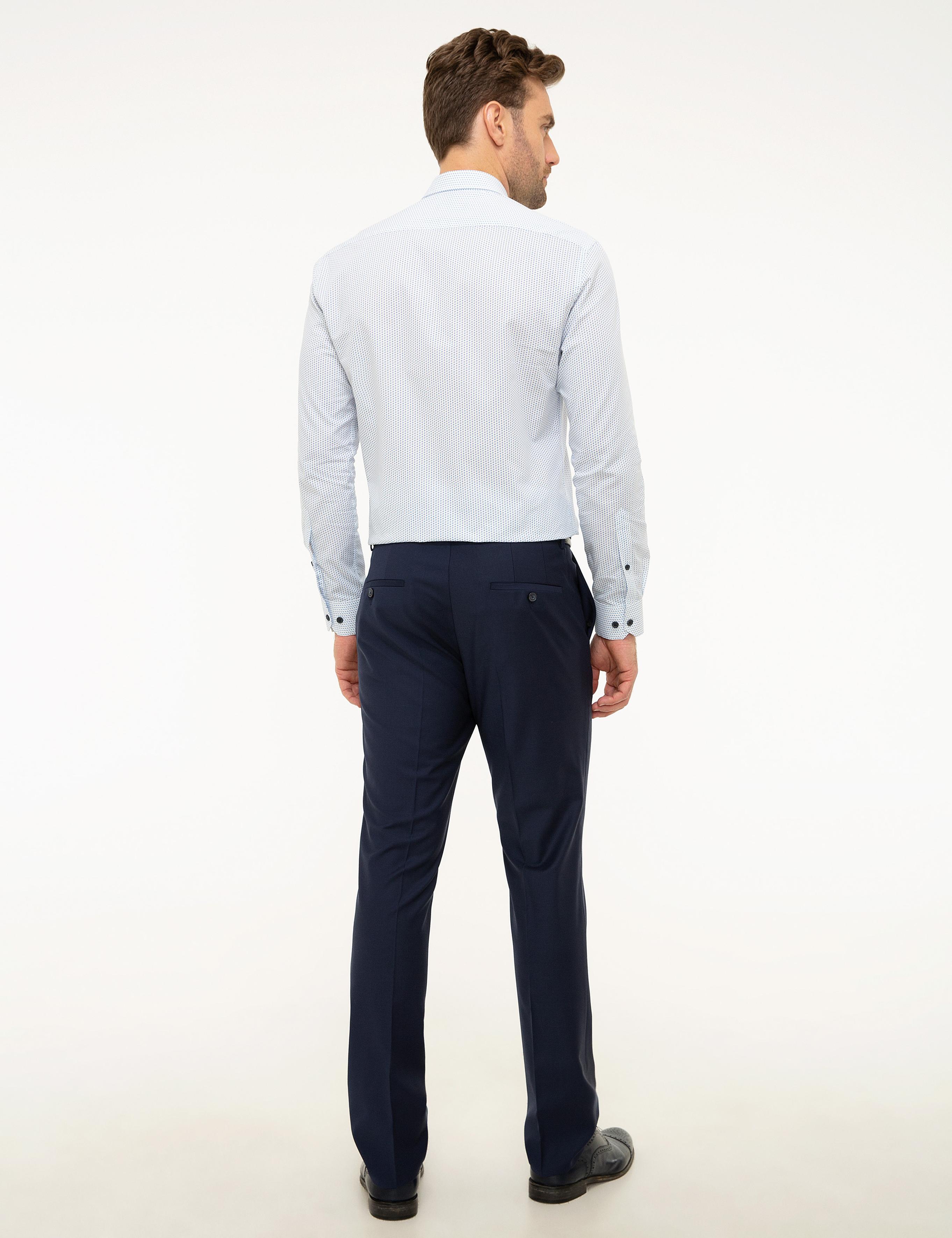 Açık Lacivert Slim Fit Pantolon