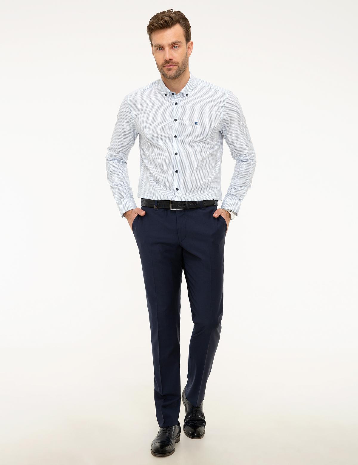 Açık Lacivert Slim Fit Pantolon
