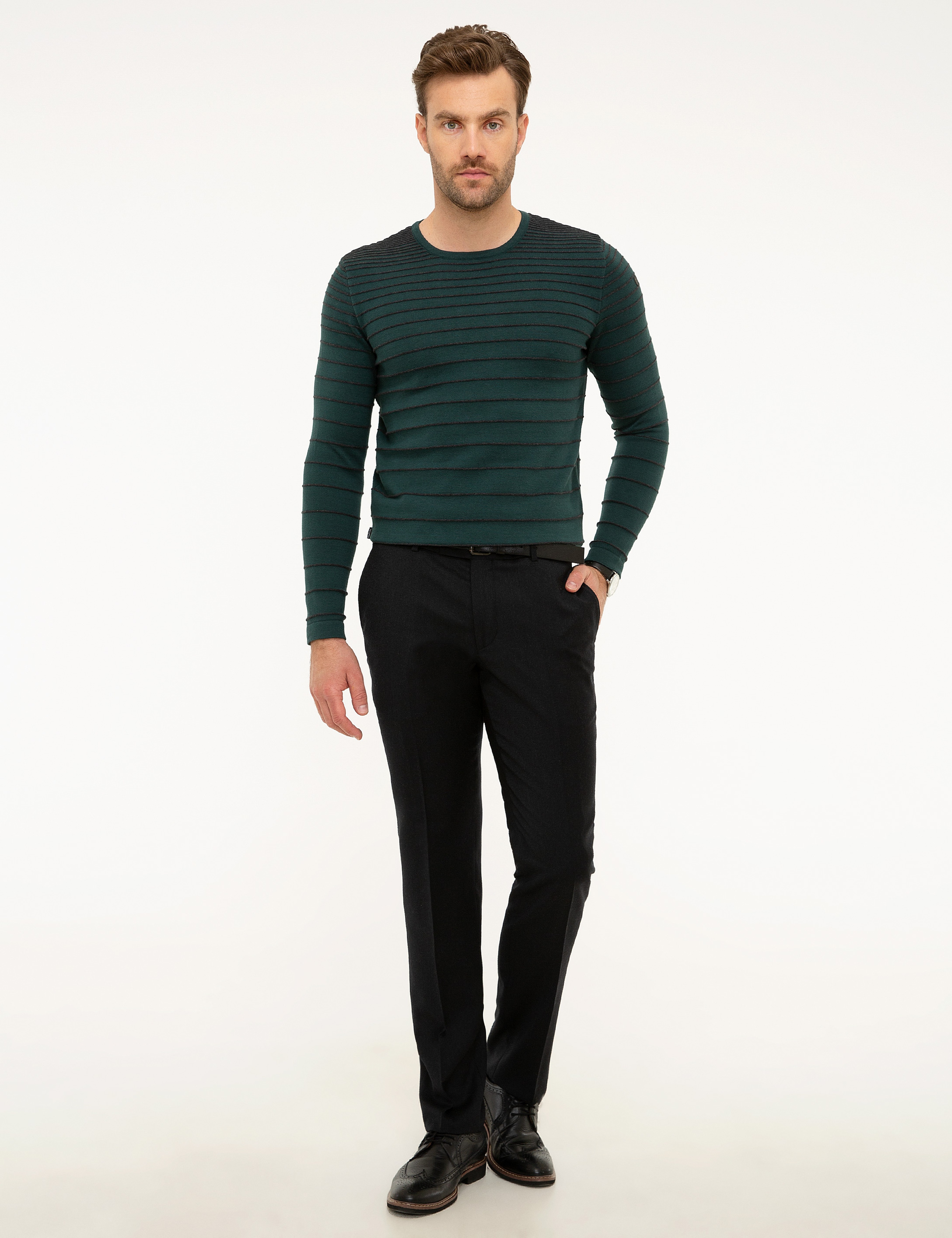 Siyah Slim Fit Pantolon - Image 1