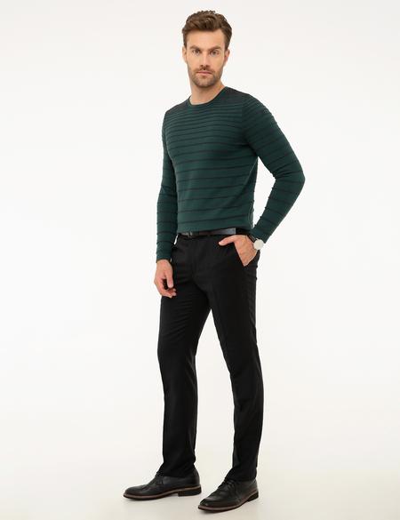 Siyah Slim Fit Pantolon - 50193022006
