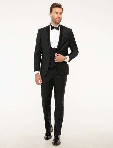 Siyah Damatlık Smokin - 50193026014