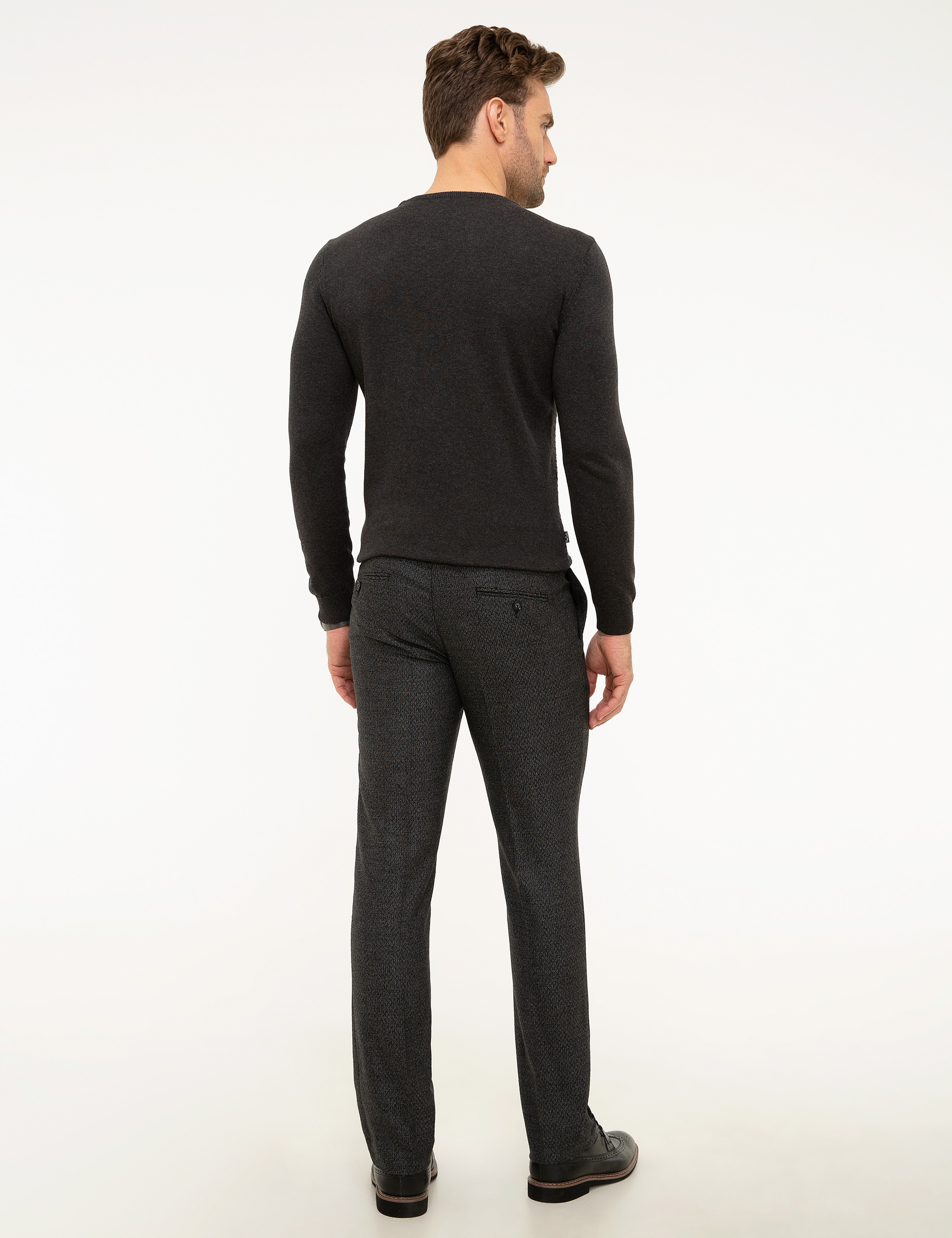Siyah Slim Fit Pantolon - Image 3
