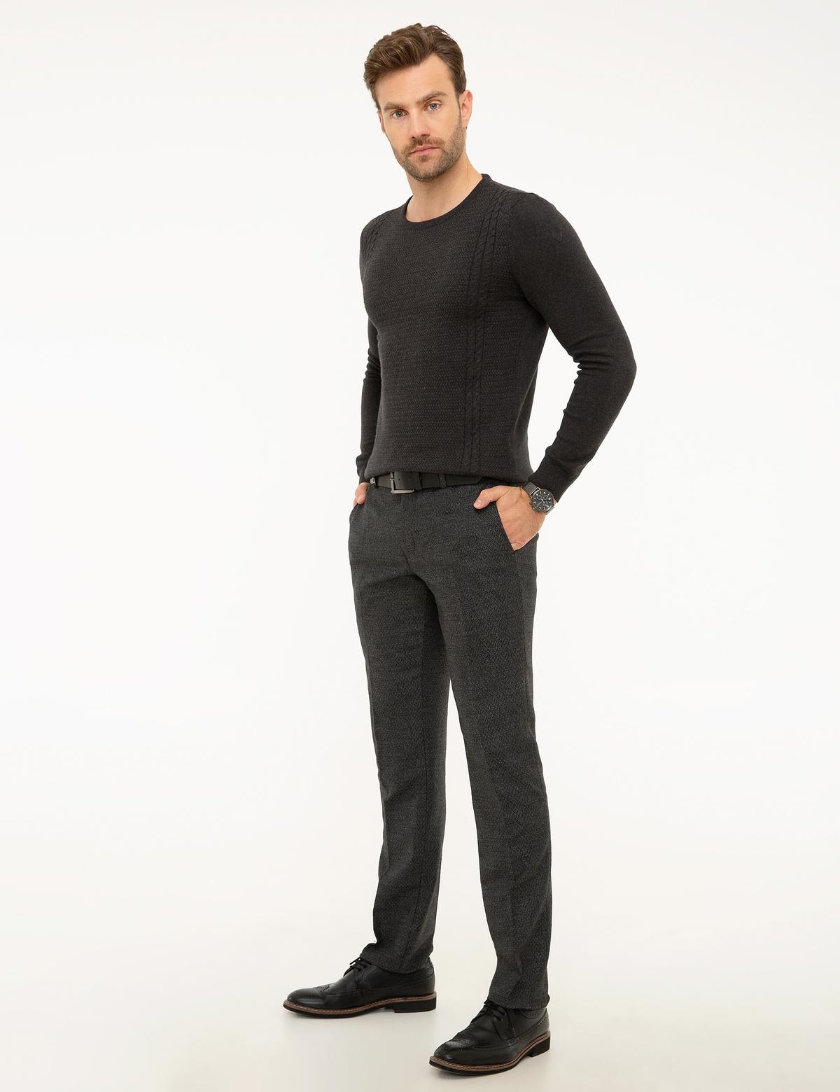 Siyah Slim Fit Pantolon - 50196042058