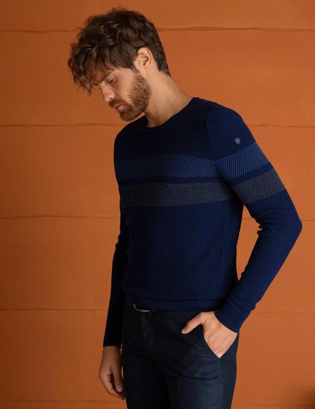 Lacivert Triko Kazak - 50194856035