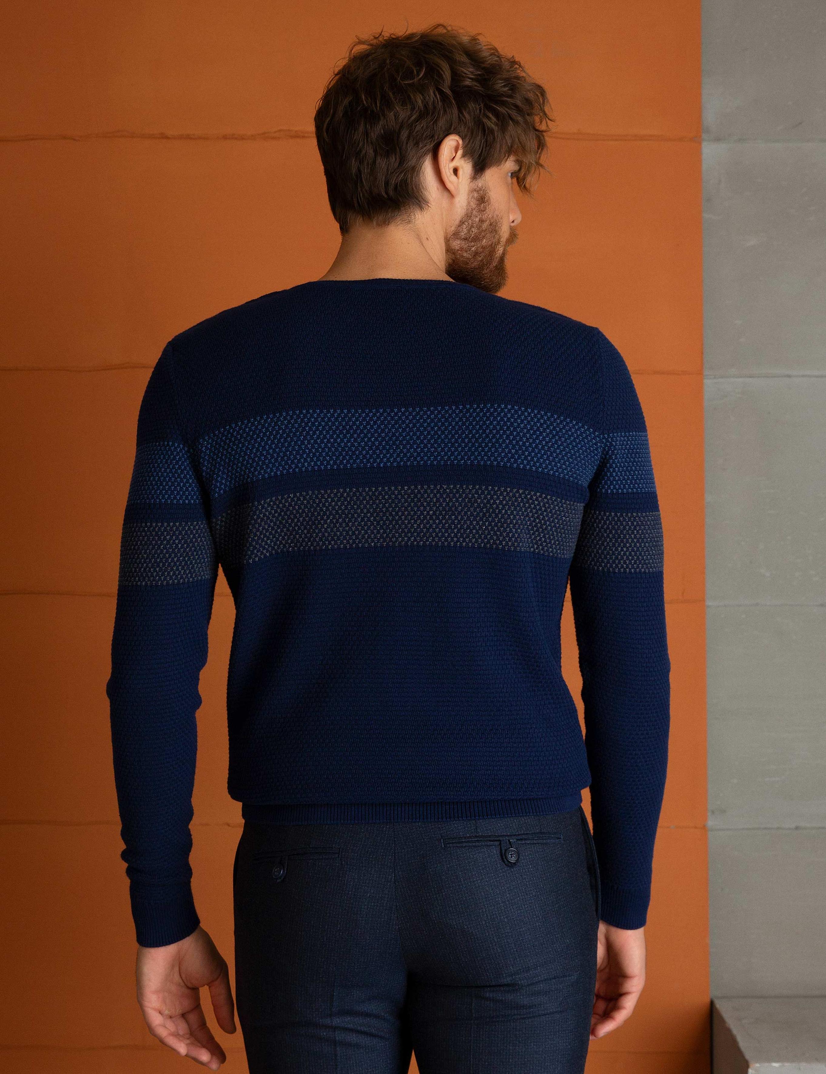 Lacivert Triko Kazak