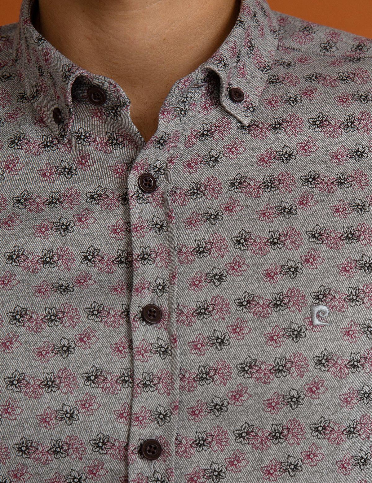 Gri Slim Fit Gömlek - 50194969002