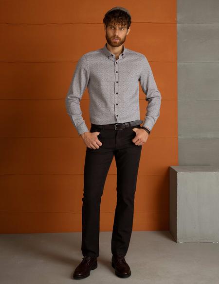Bordo Slim Fit Gömlek - 50194974001