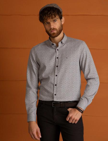 Bordo Slim Fit Gömlek - 50194974001