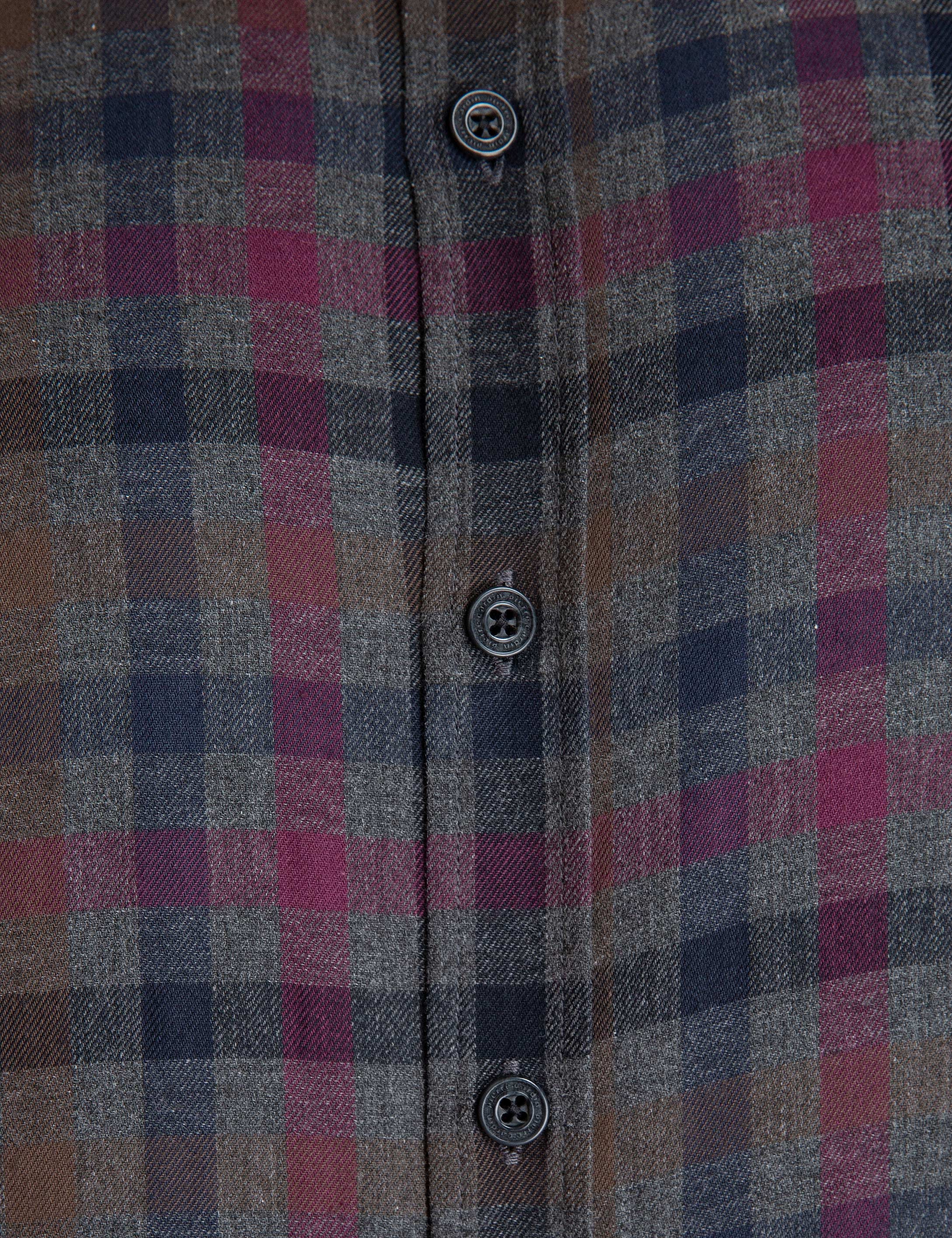 Slim Bordo Gömlek - Image 4