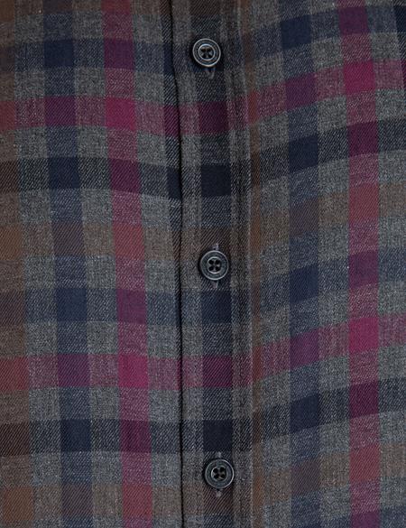 Slim Bordo Gömlek - 50195175019