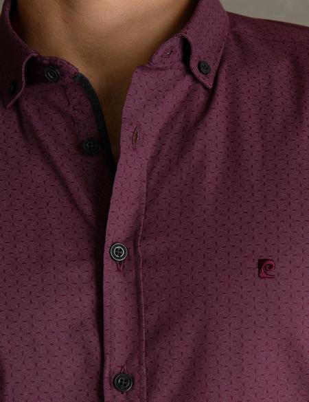 Bordo Slim Fit Gömlek - 50195202001