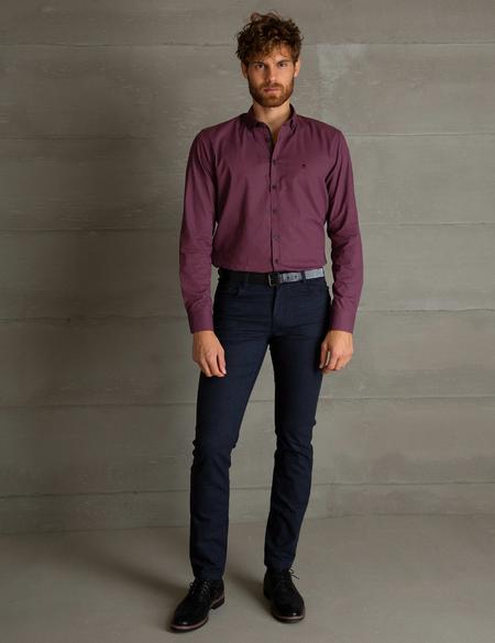 Bordo Slim Fit Gömlek - 50195202001