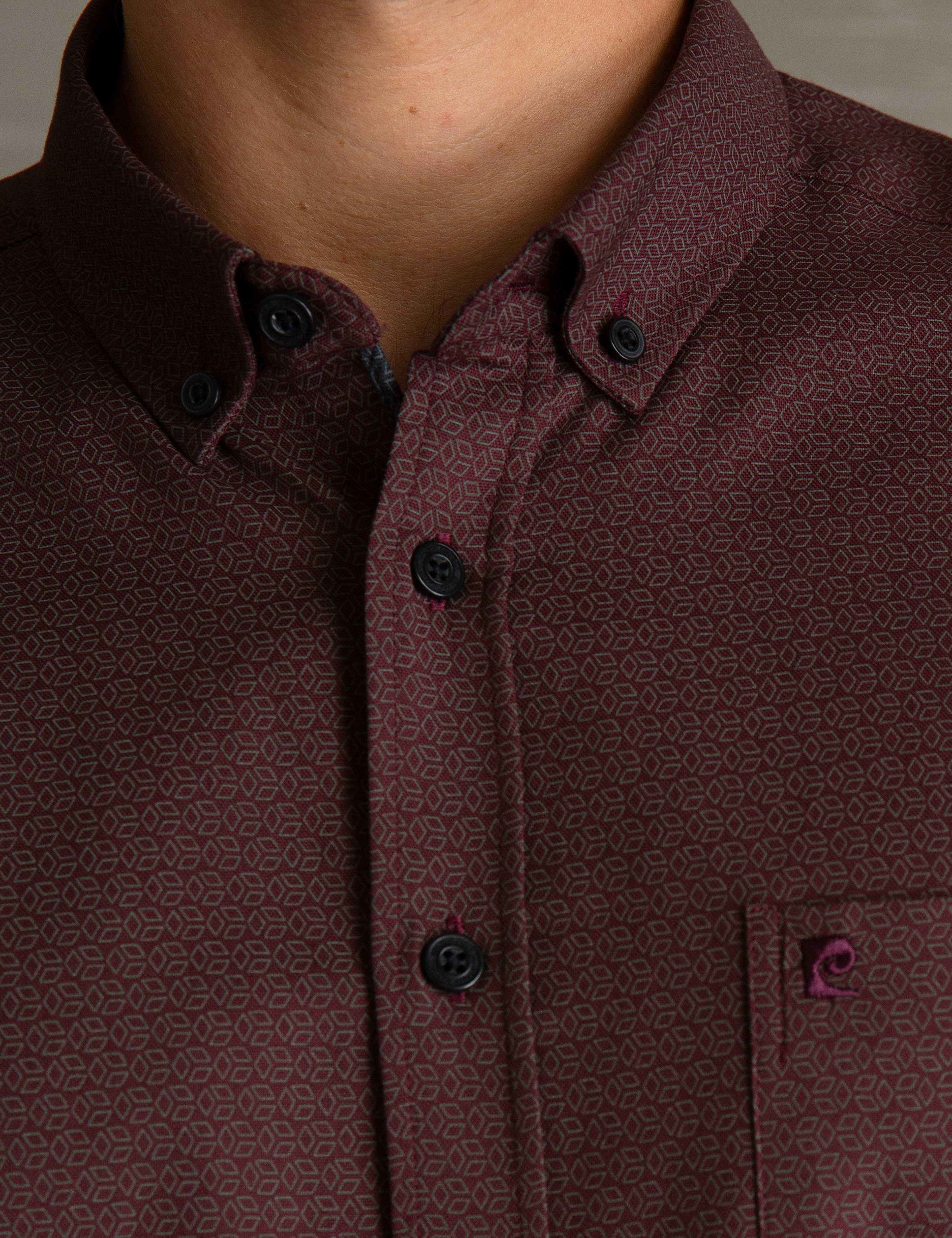 Bordo Regular Fit Gömlek - Image 4