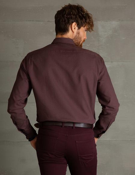 Bordo Regular Fit Gömlek - 50195221002