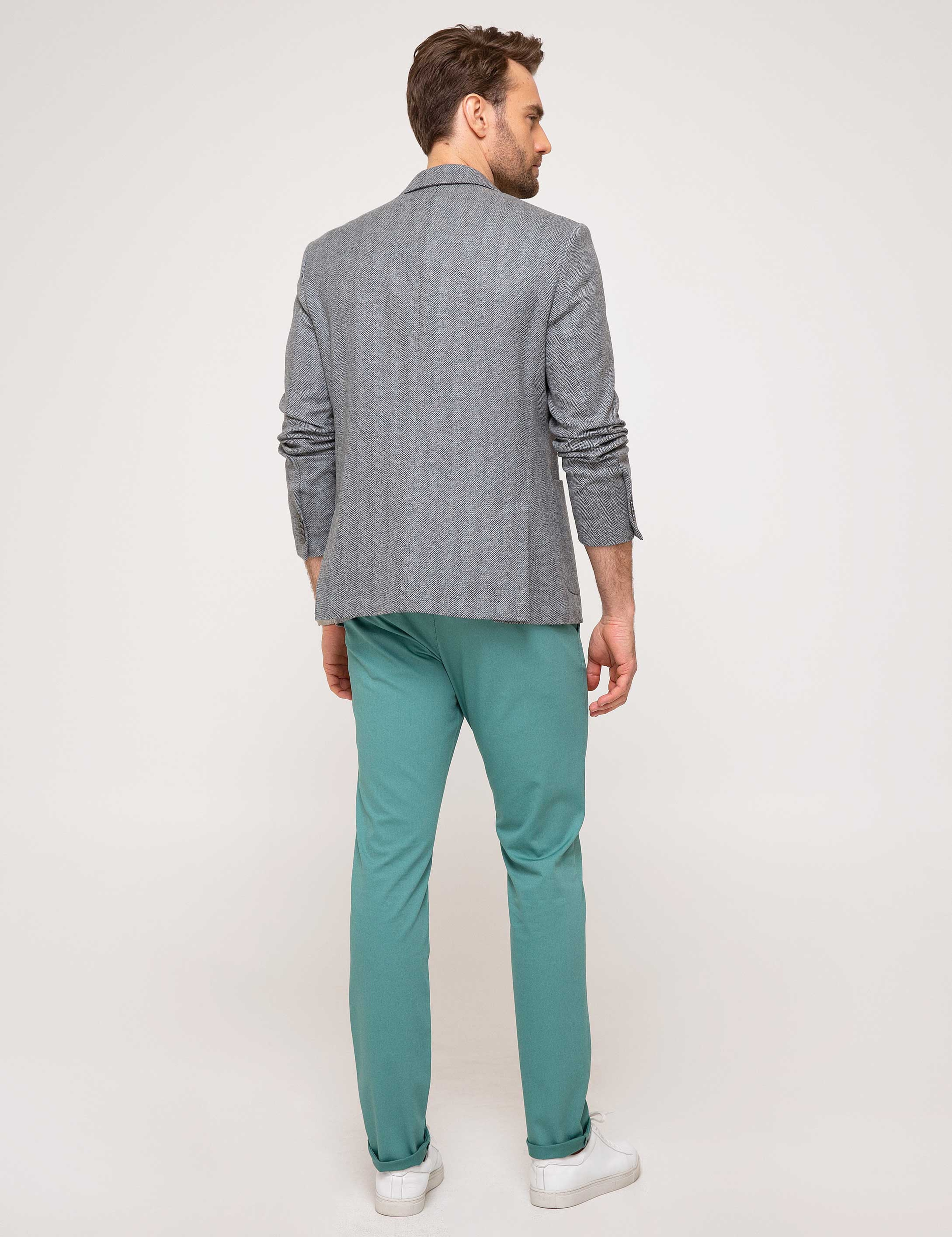 Nil Yeşil Slim Fit Chino Pantolon - Image 3