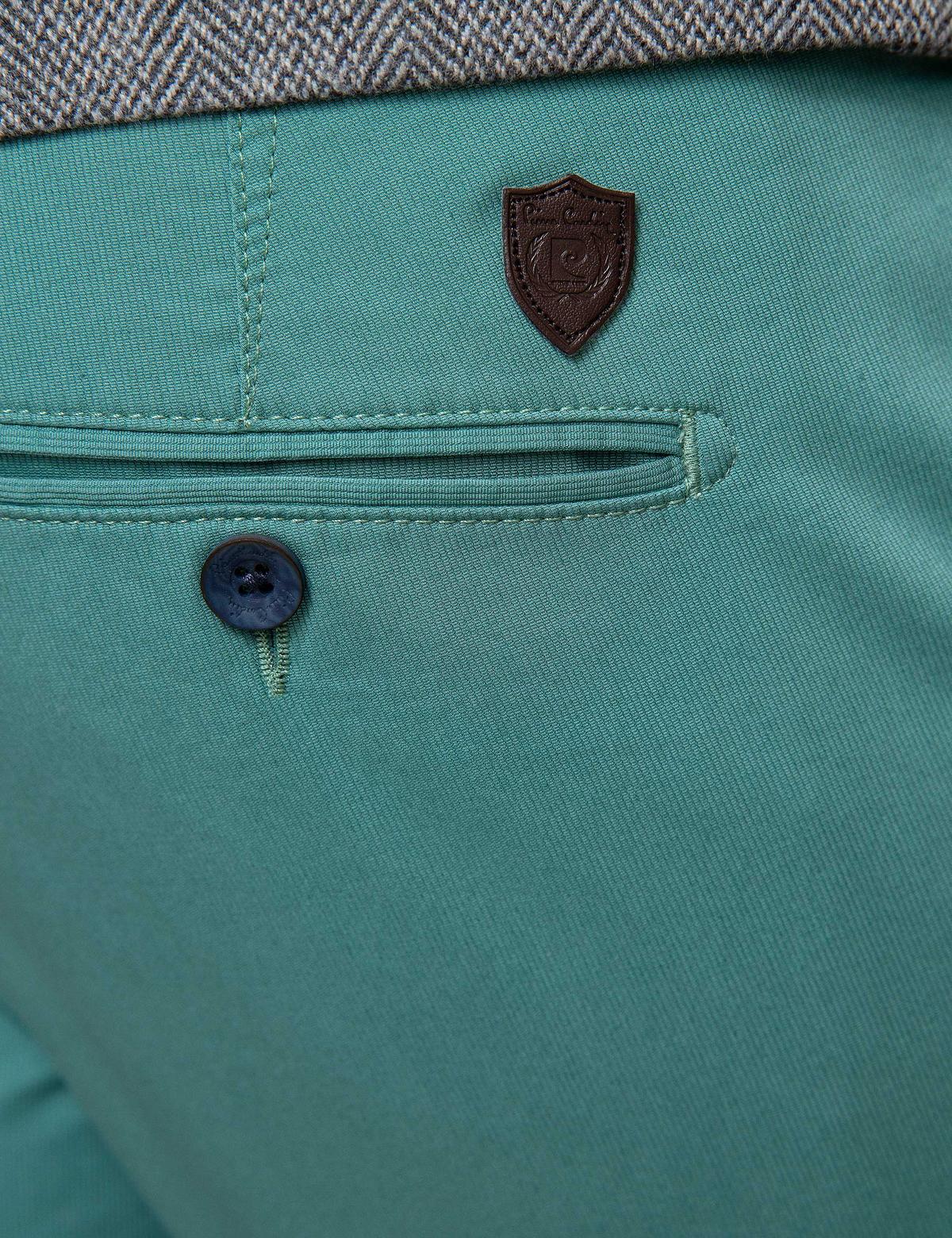 Nil Yeşil Slim Fit Chino Pantolon - 50168735066