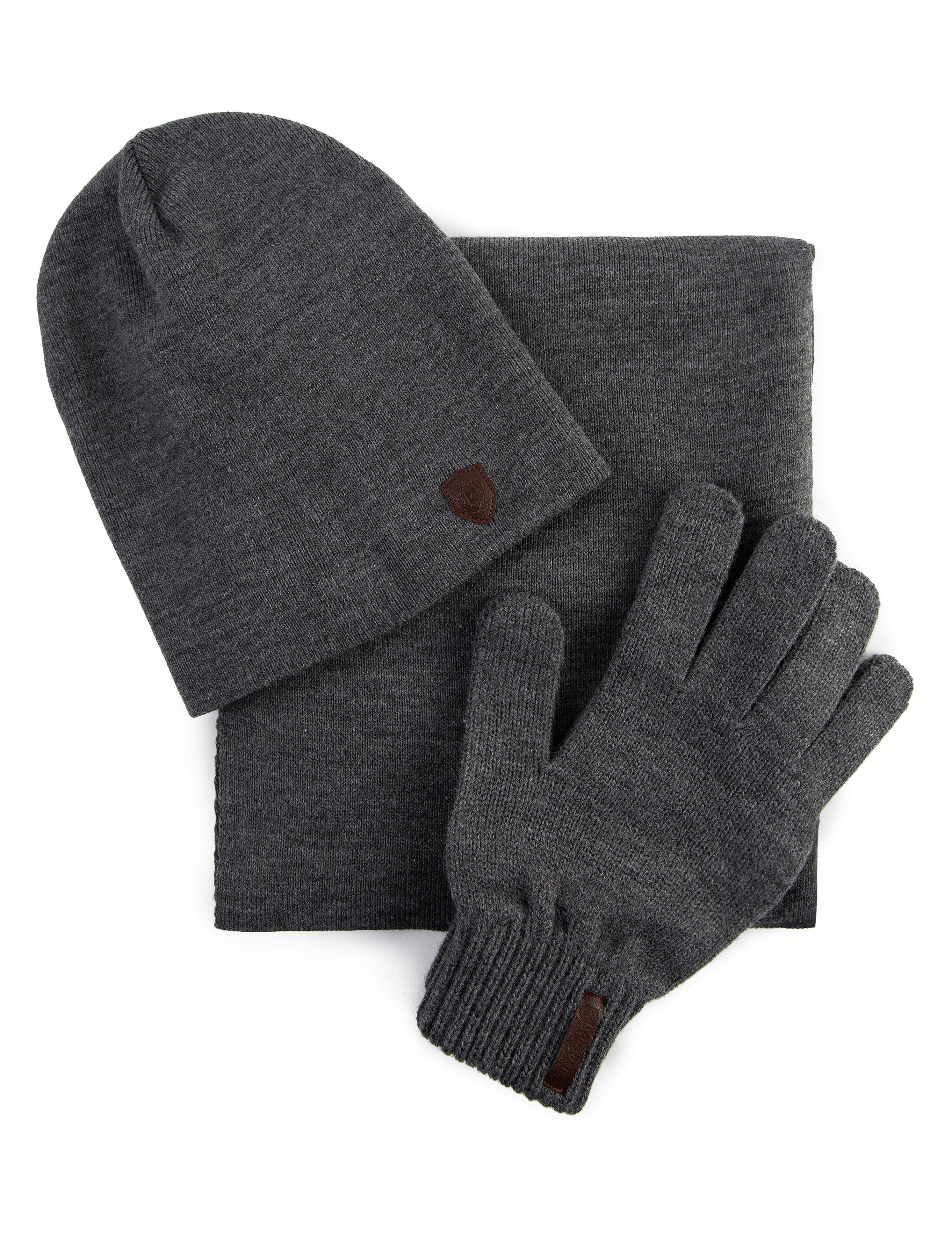 Antrasit Kaşkol Bere Eldiven Takım