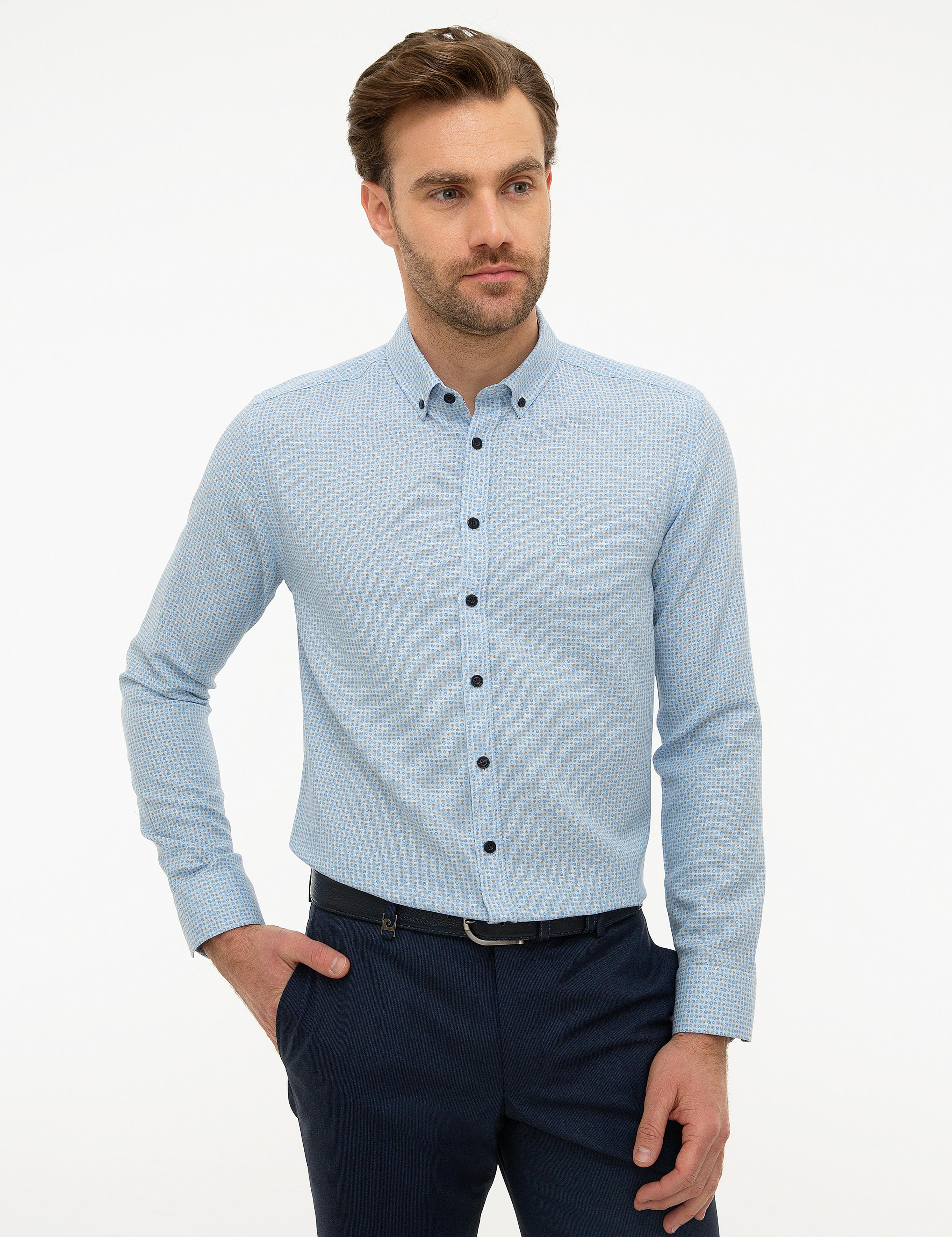 Mavi Slim Fit Gömlek