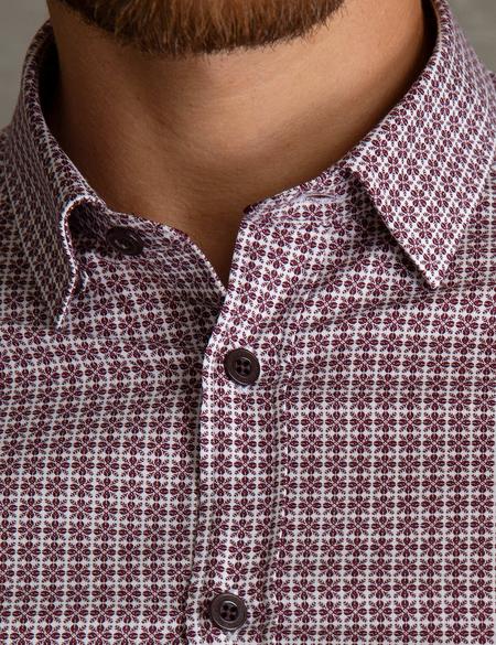 Bordo Slim Fit Gömlek - 50195196005