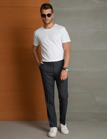 Beyaz Slim Fit T-shirt - 50200368021