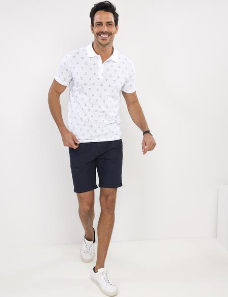 Beyaz Slim Fit Polo Yaka T-Shirt - 50195160020