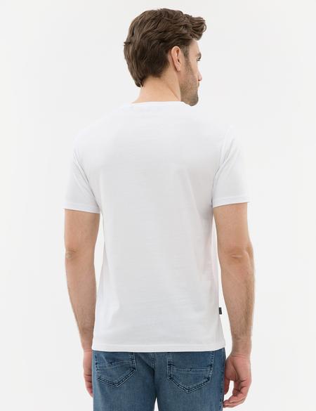 Lacivert Slim Fit Bisiklet Yaka T-Shirt - 50226328002