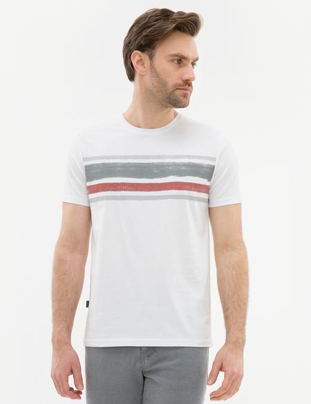 Taş Slim Fit Bisiklet Yaka T-Shirt - 50226328011