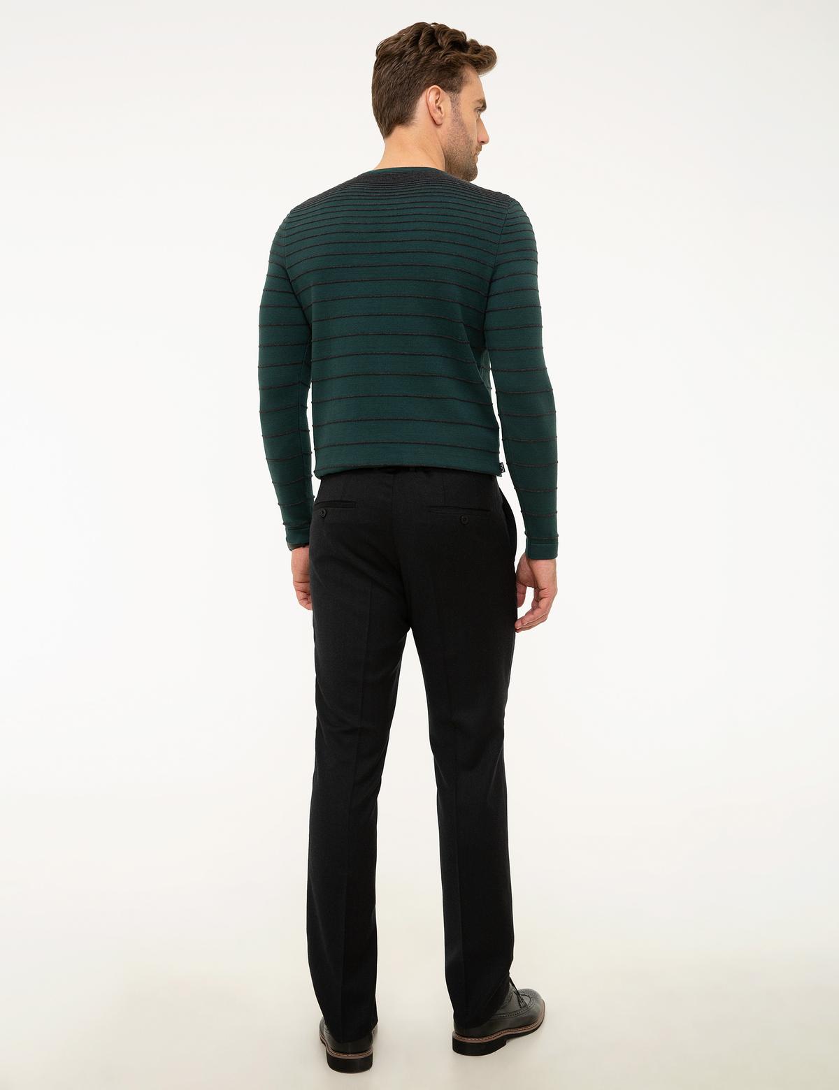 Siyah Slim Fit Pantolon - 50193022006