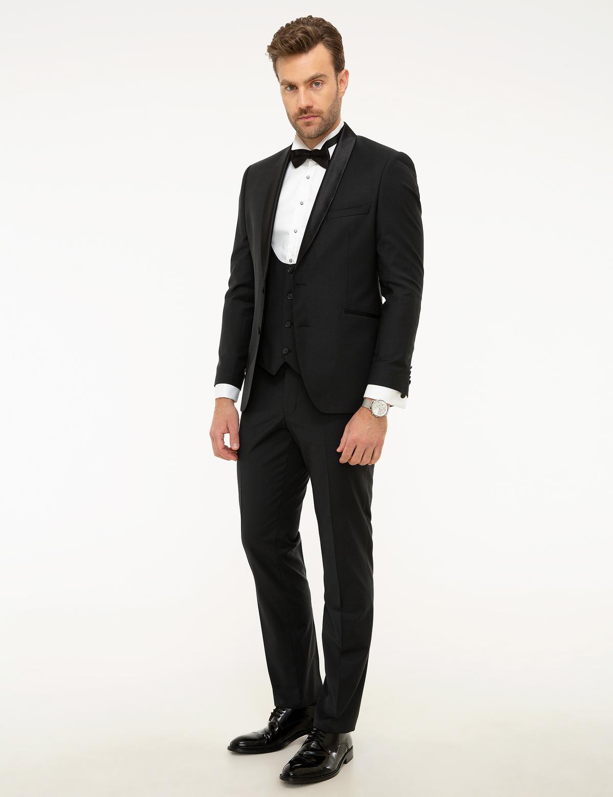 Siyah Damatlık Smokin - 50193026014