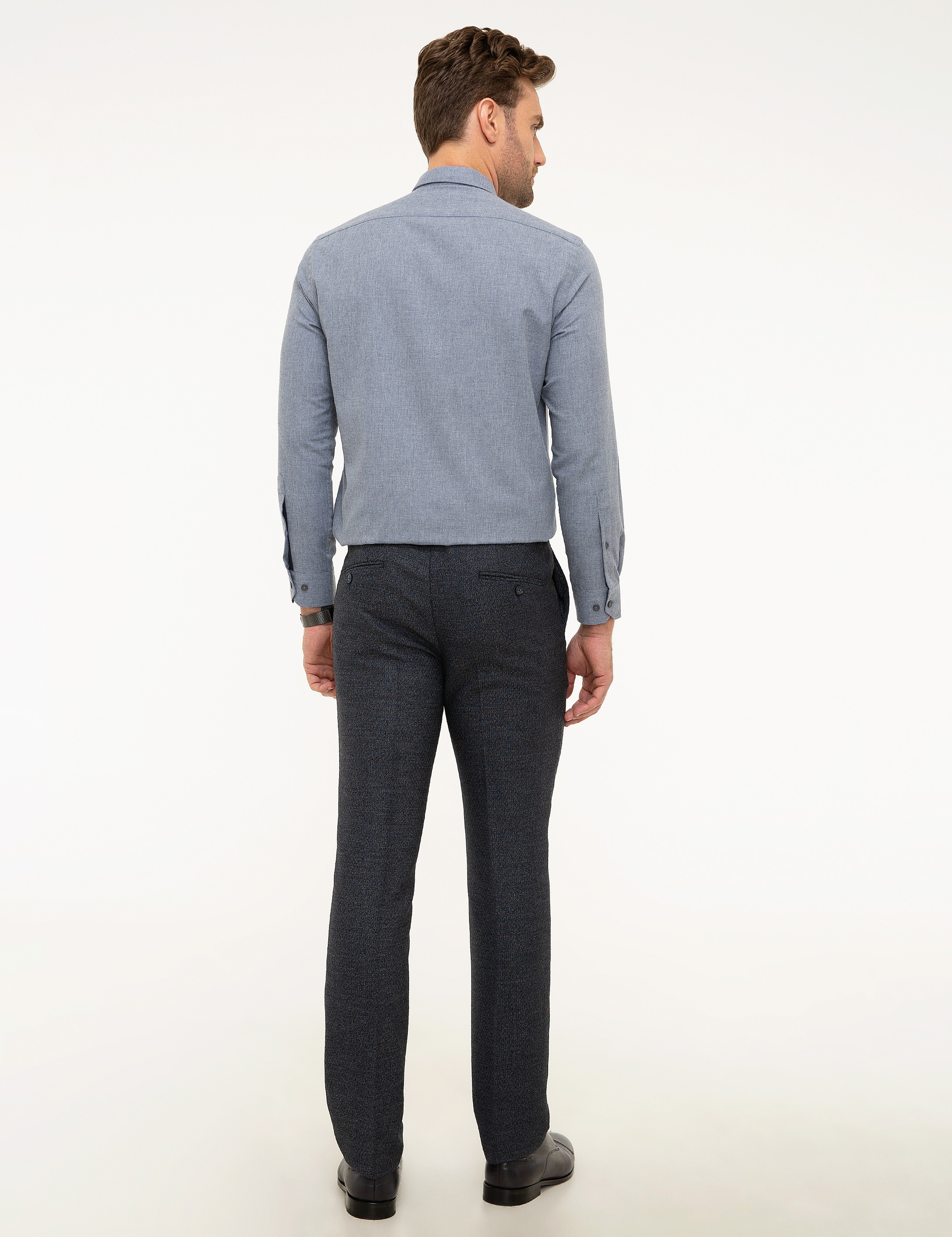 Lacivert Slim Fit Pantolon - Image 3