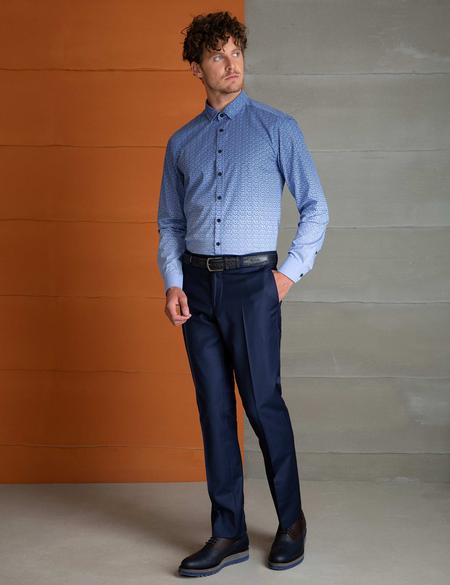 Lacivert Slim Fit Pantolon - 50193015018