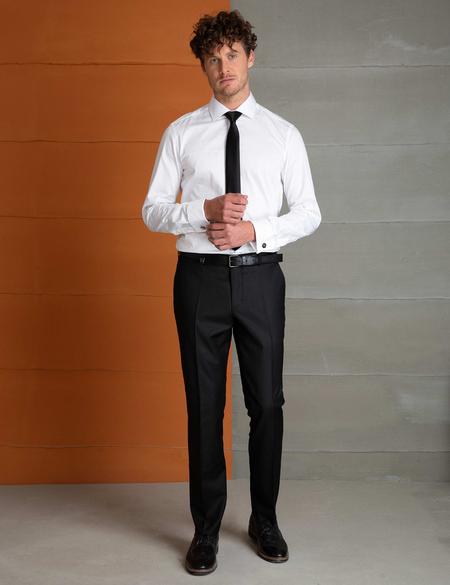 Siyah Slim Fit Kumaş Pantolon - 50193015001