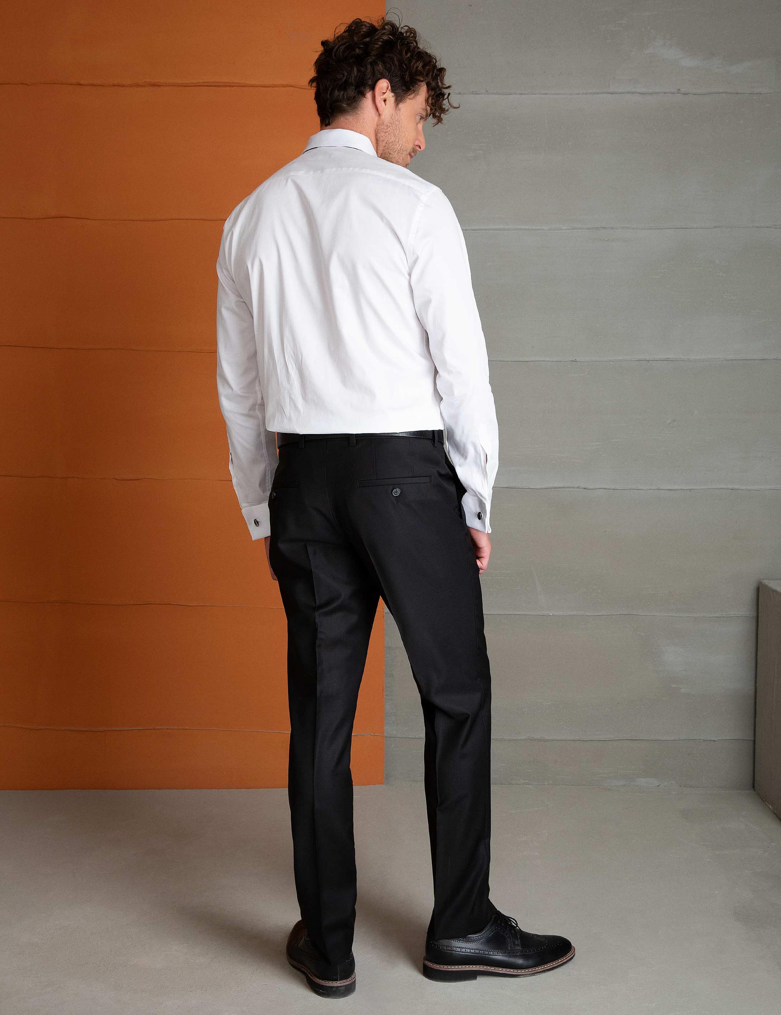 Siyah Slim Fit Kumaş Pantolon