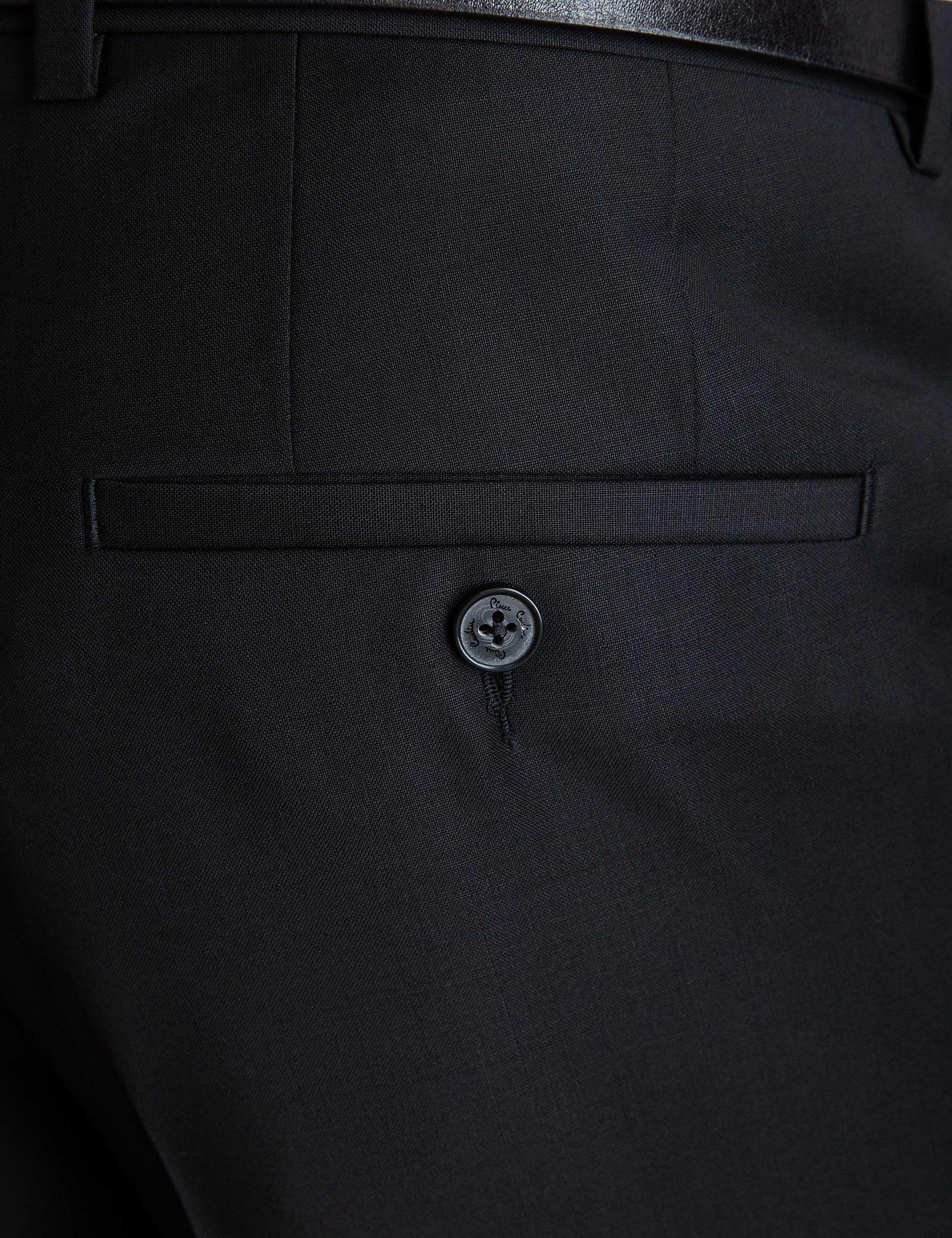 Siyah Slim Fit Kumaş Pantolon