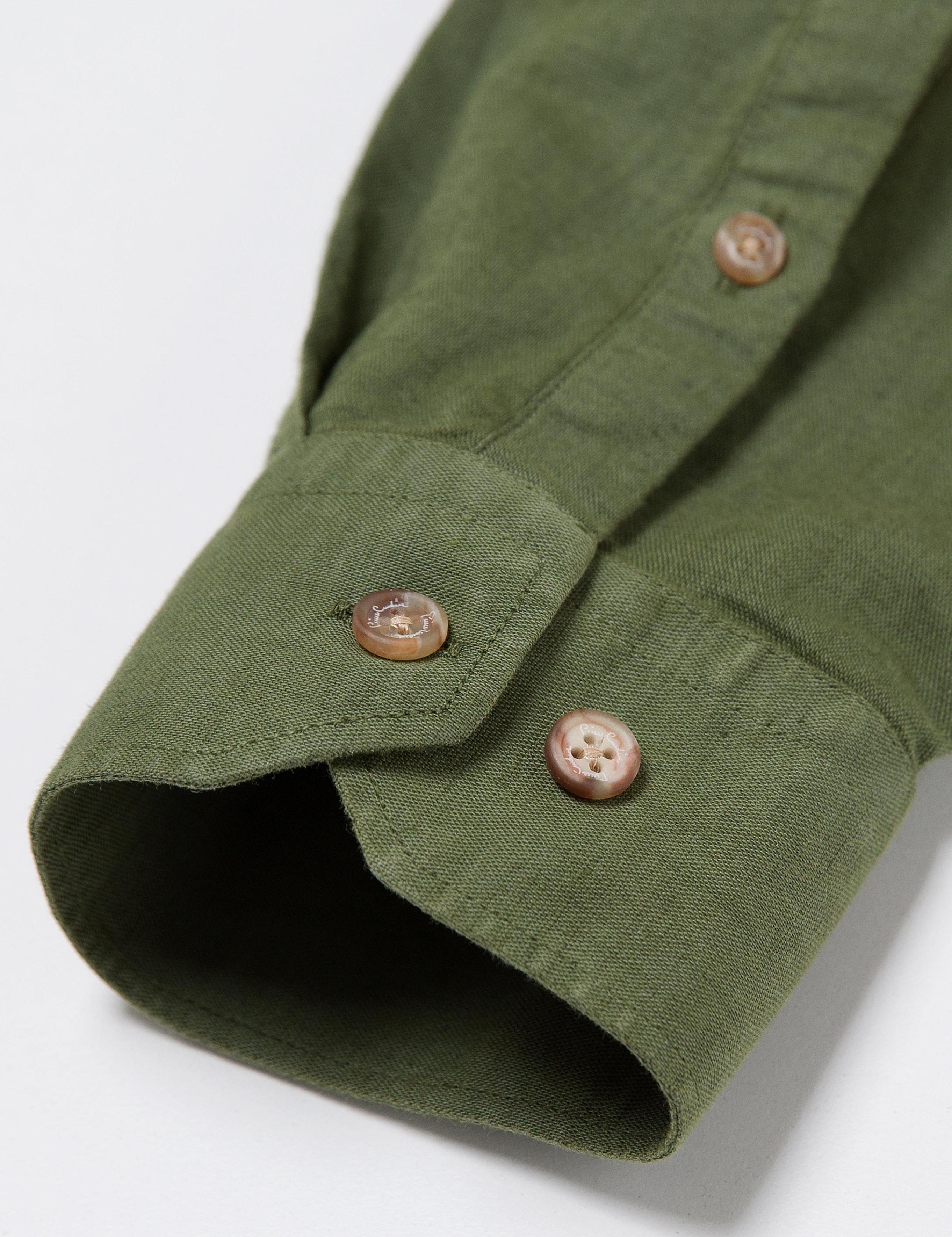 Yeşil Slim Fit Gömlek