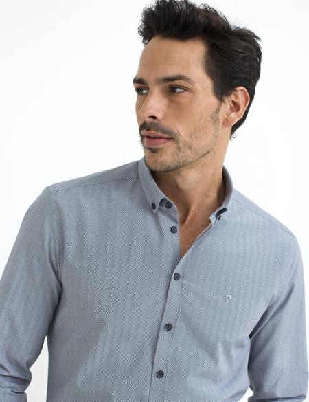 Siyah Slim Fit Gömlek - 50195892010