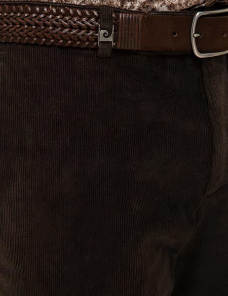Kahverengi Slim Fit Kadife Pantolon - 50193020041