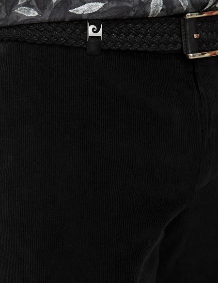 Siyah Slim Fit Kadife Pantolon - 50193020008