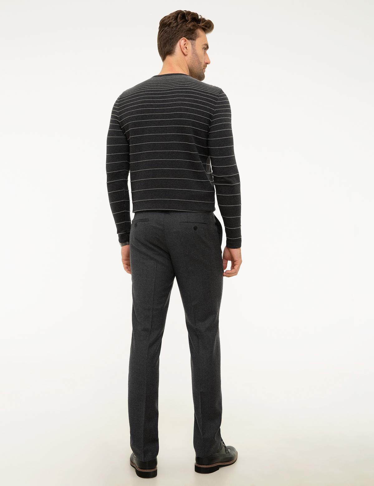 Antrasit Slim Fit Kumaş Pantolon - 50193022013