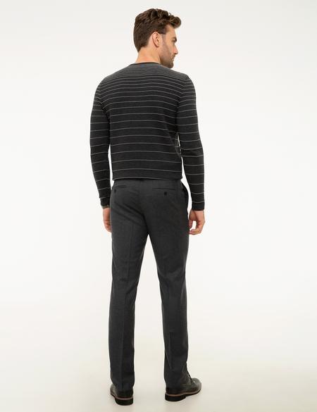 Antrasit Slim Fit Kumaş Pantolon - 50193022013