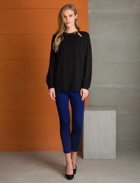 Siyah Dokuma Gömlek - 50197220012