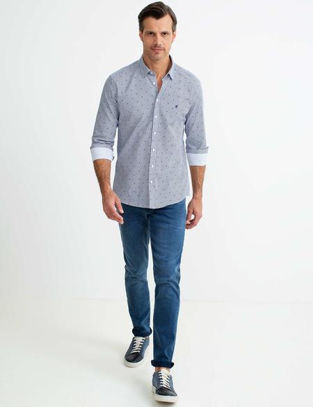 Lacivert Slim Fit Gömlek - 50187466010