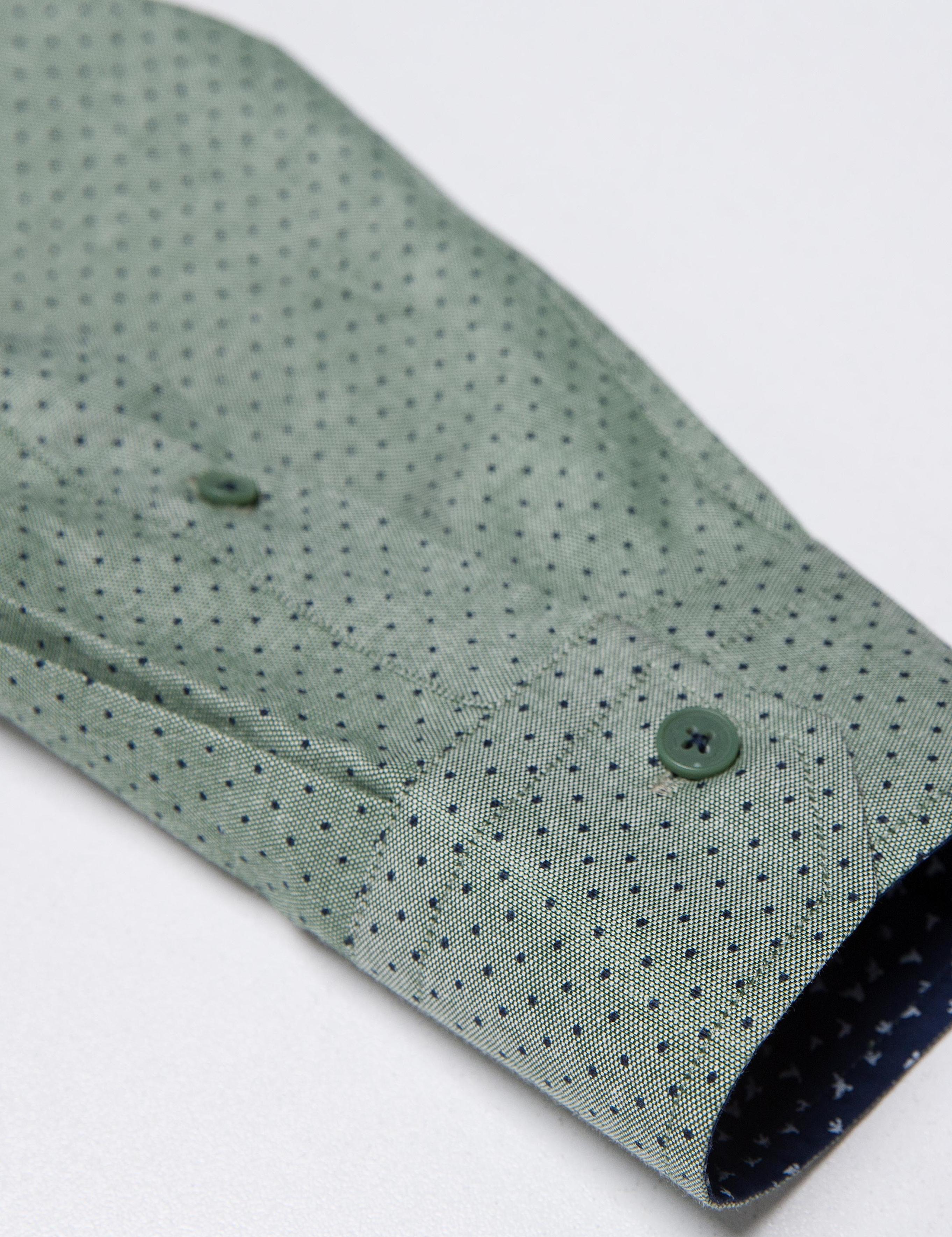 Yeşil Slim Fit Gömlek