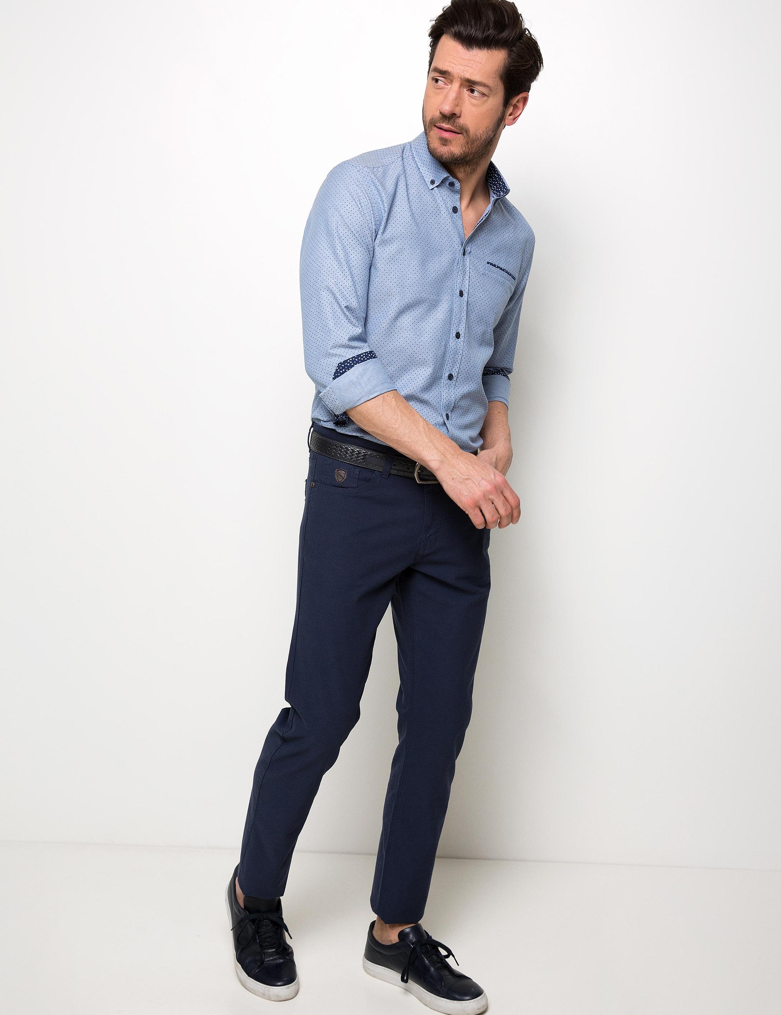 İndigo Slim Fit Gömlek