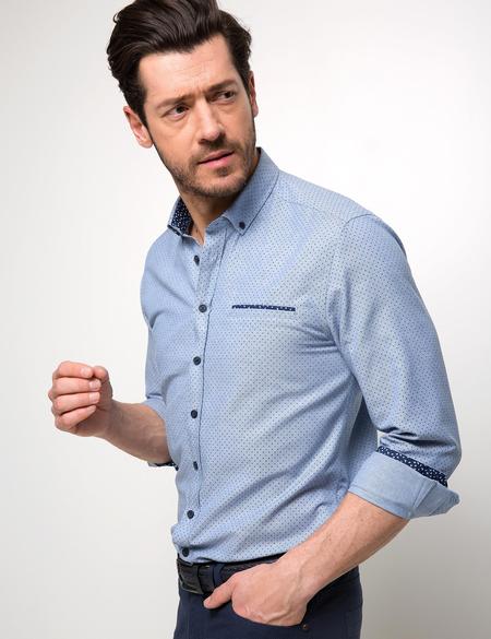 İndigo Slim Fit Gömlek - 50187545037
