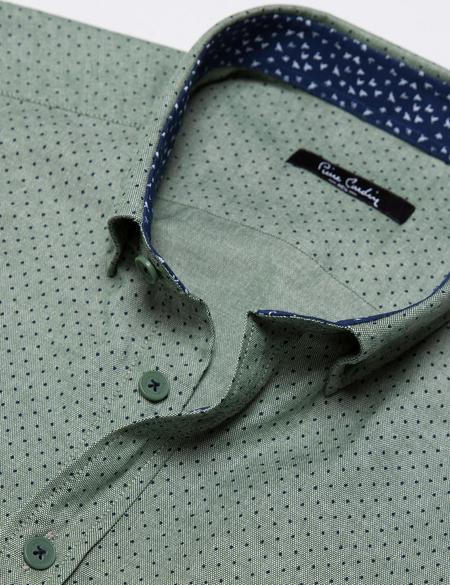 Yeşil Slim Fit Gömlek - 50187545004